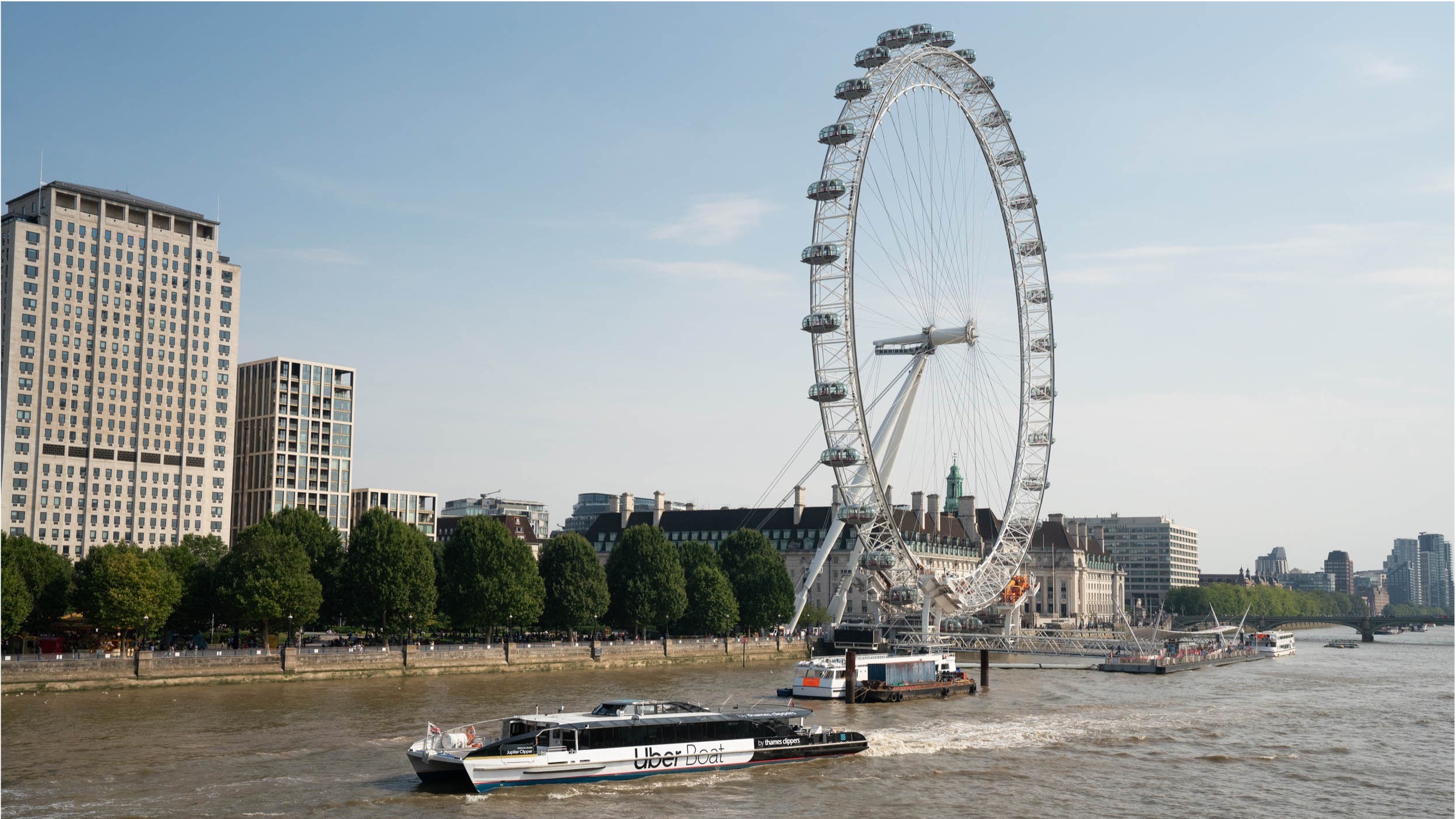 BA & London City Airport offer Thames boat transfer discount image