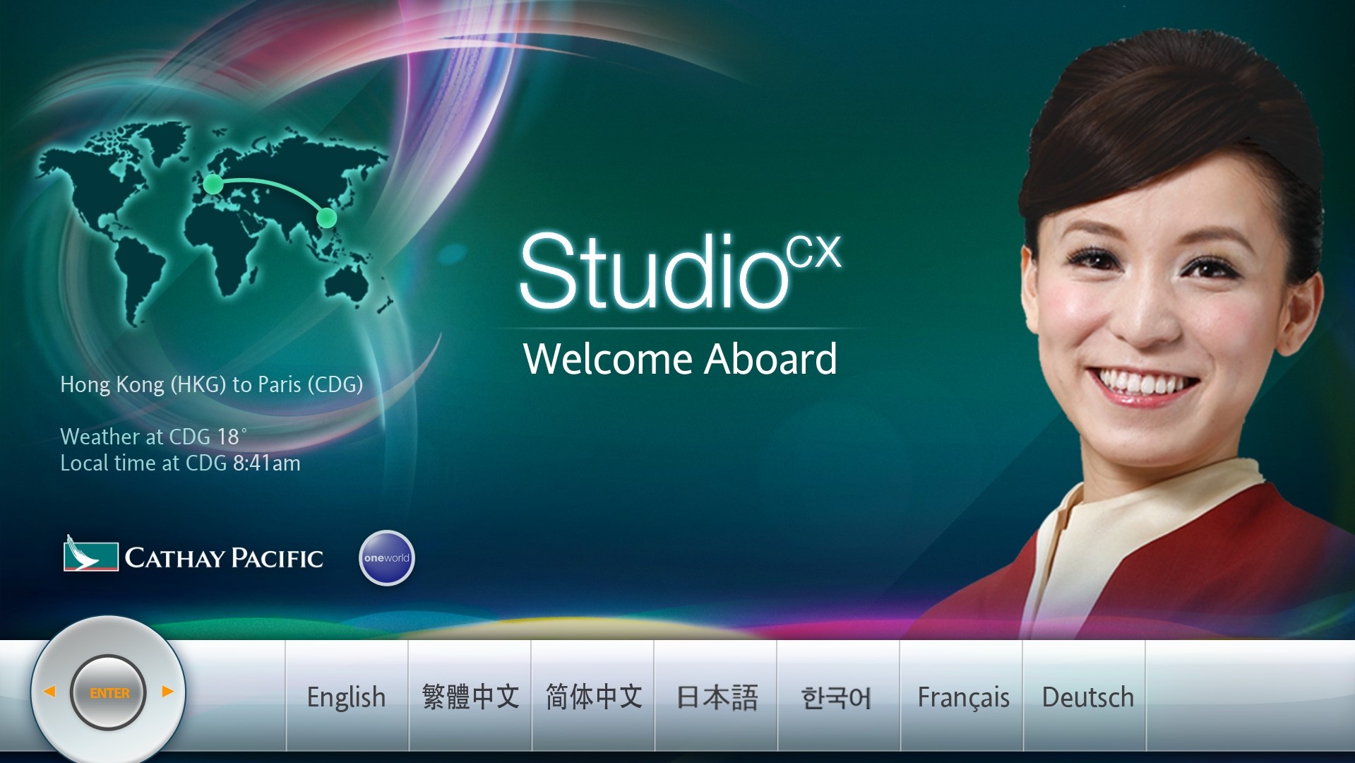 Airline review Entertainment - Cathay Pacific - 1