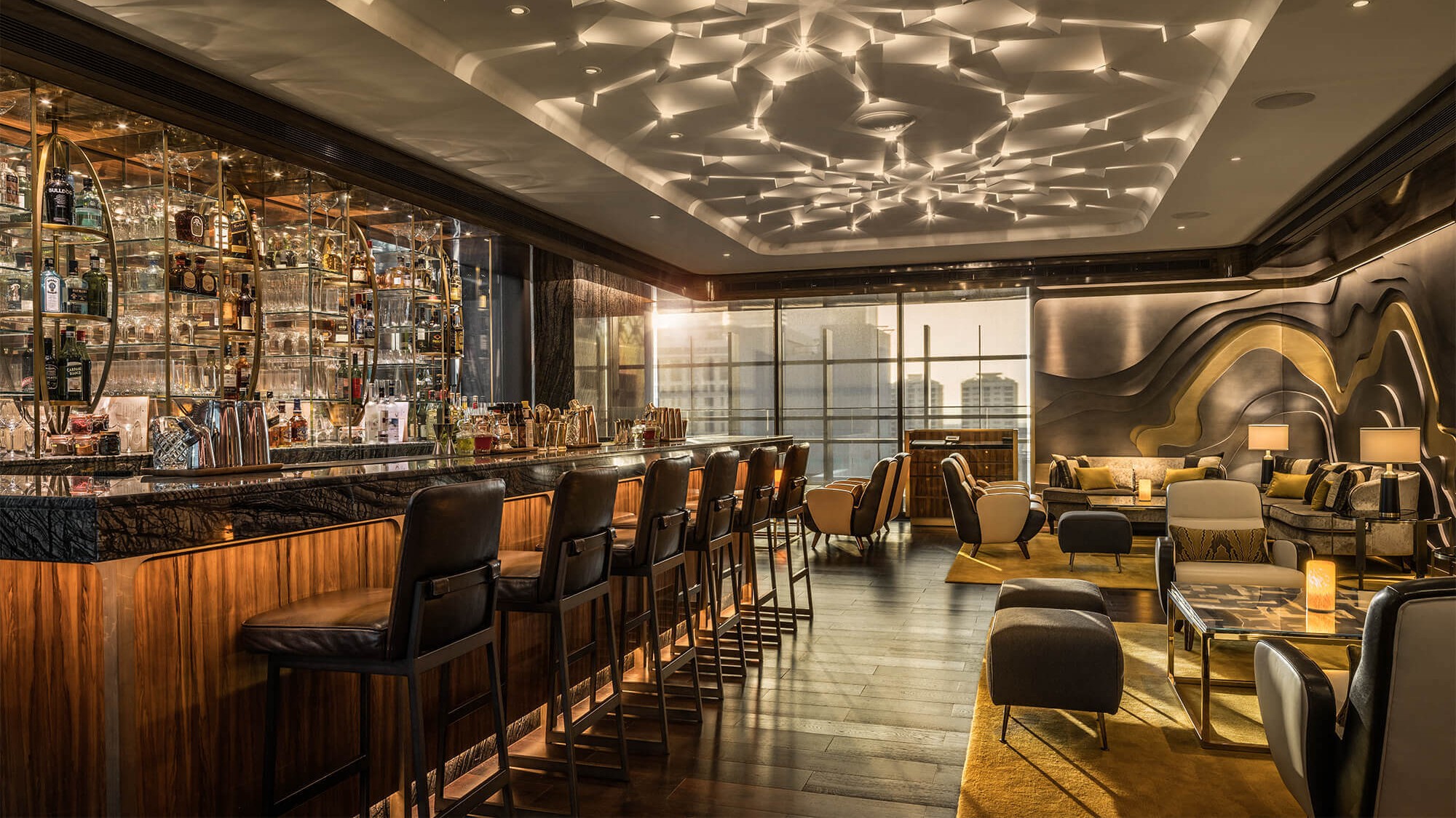 The Luna Dubai's bar