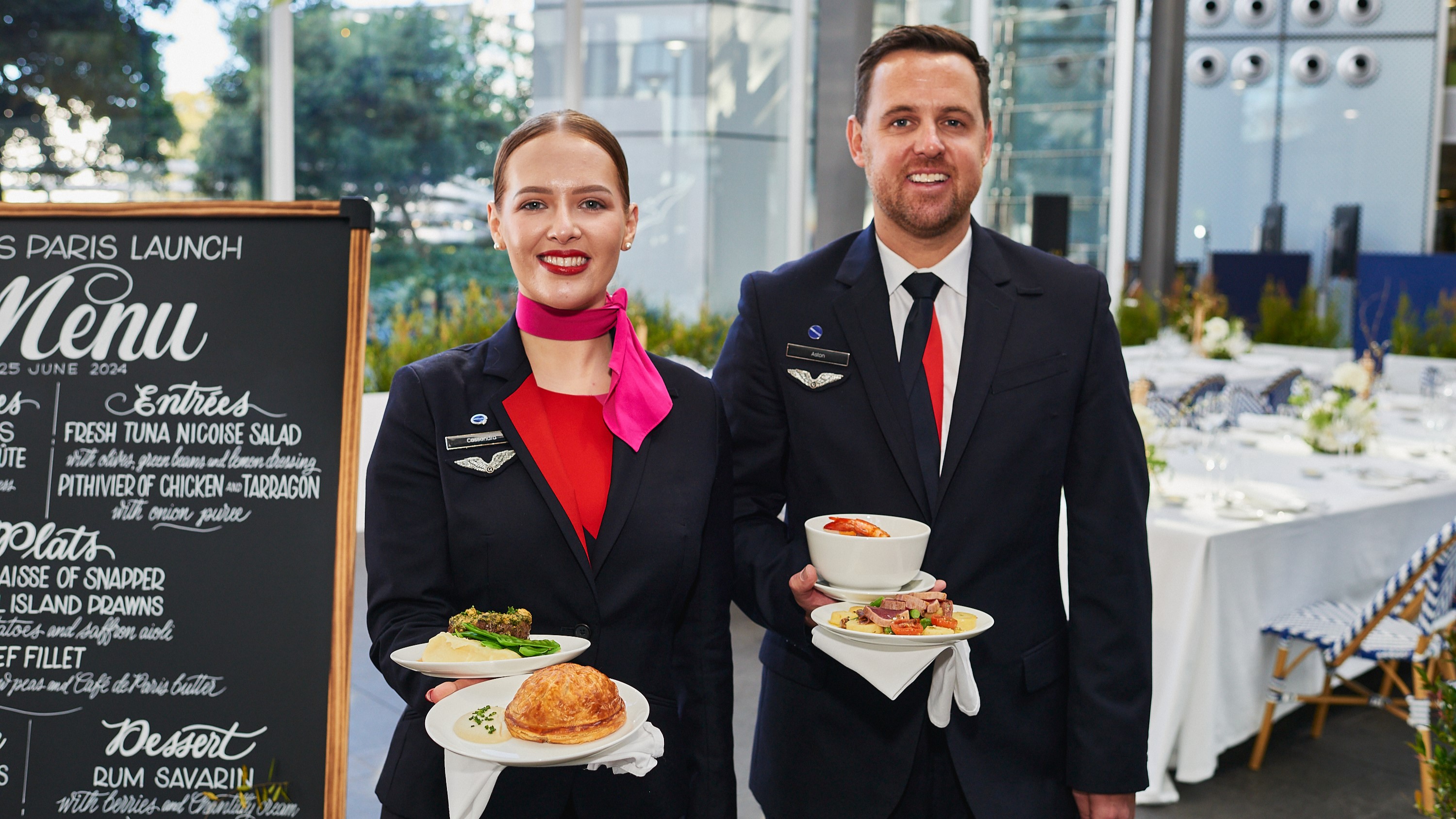 Qantas unveils French menu & amenity kit for Perth to Paris flights  image