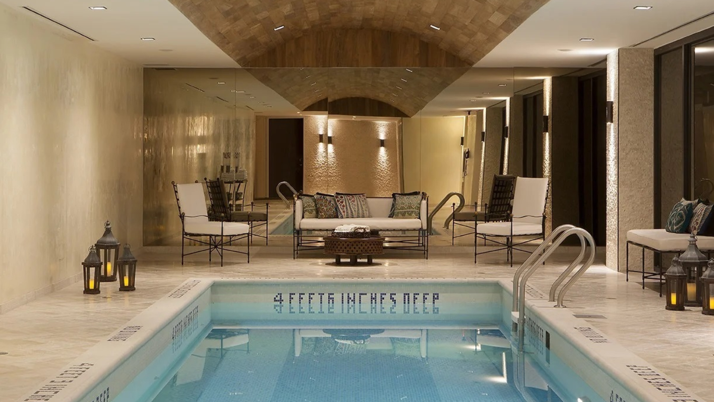 spa area at the mamara hotrel at park avenue new york