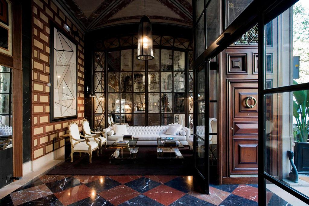 lobby at Cotton House Hotel, Barcelona