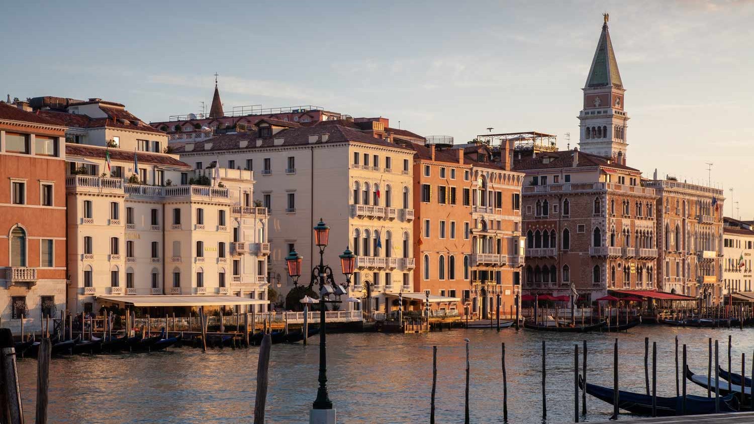 Outside perspective of the St. Regis Venice at a afternoon