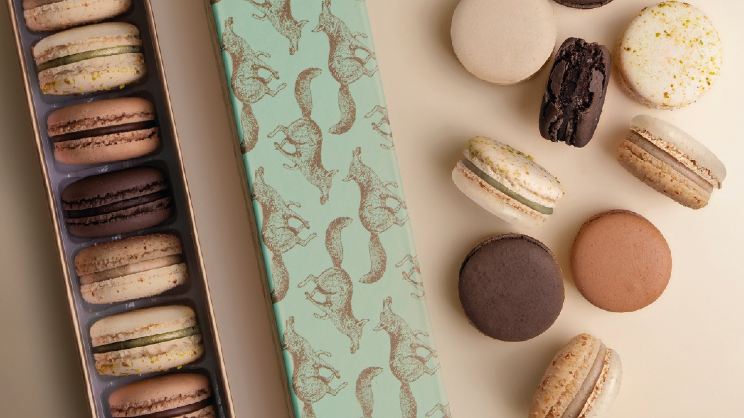 Macaroons made at Yann Couvreur&nbsp;Pâtisserie in Paris