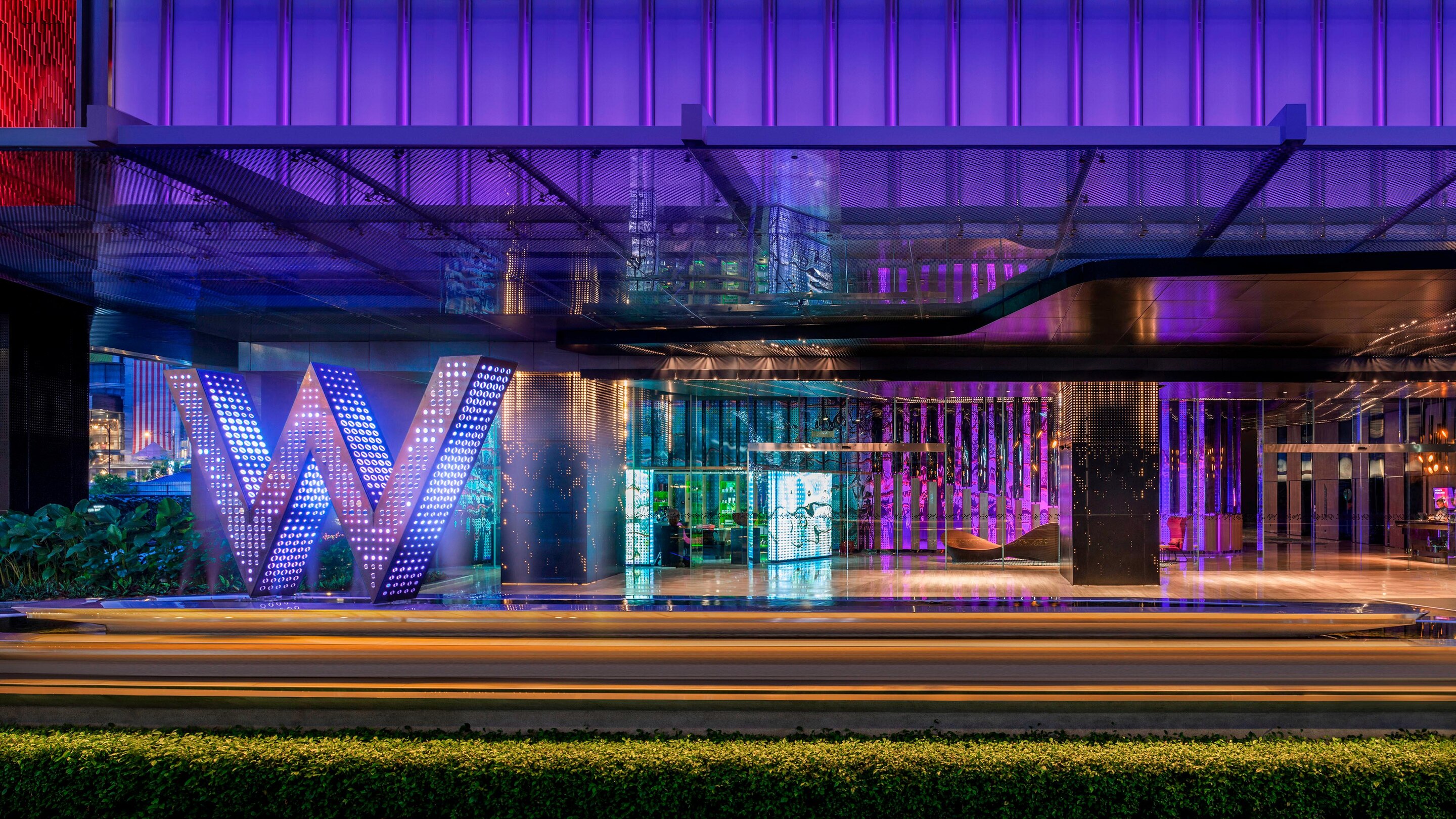 main entrance of W kuala lumpur