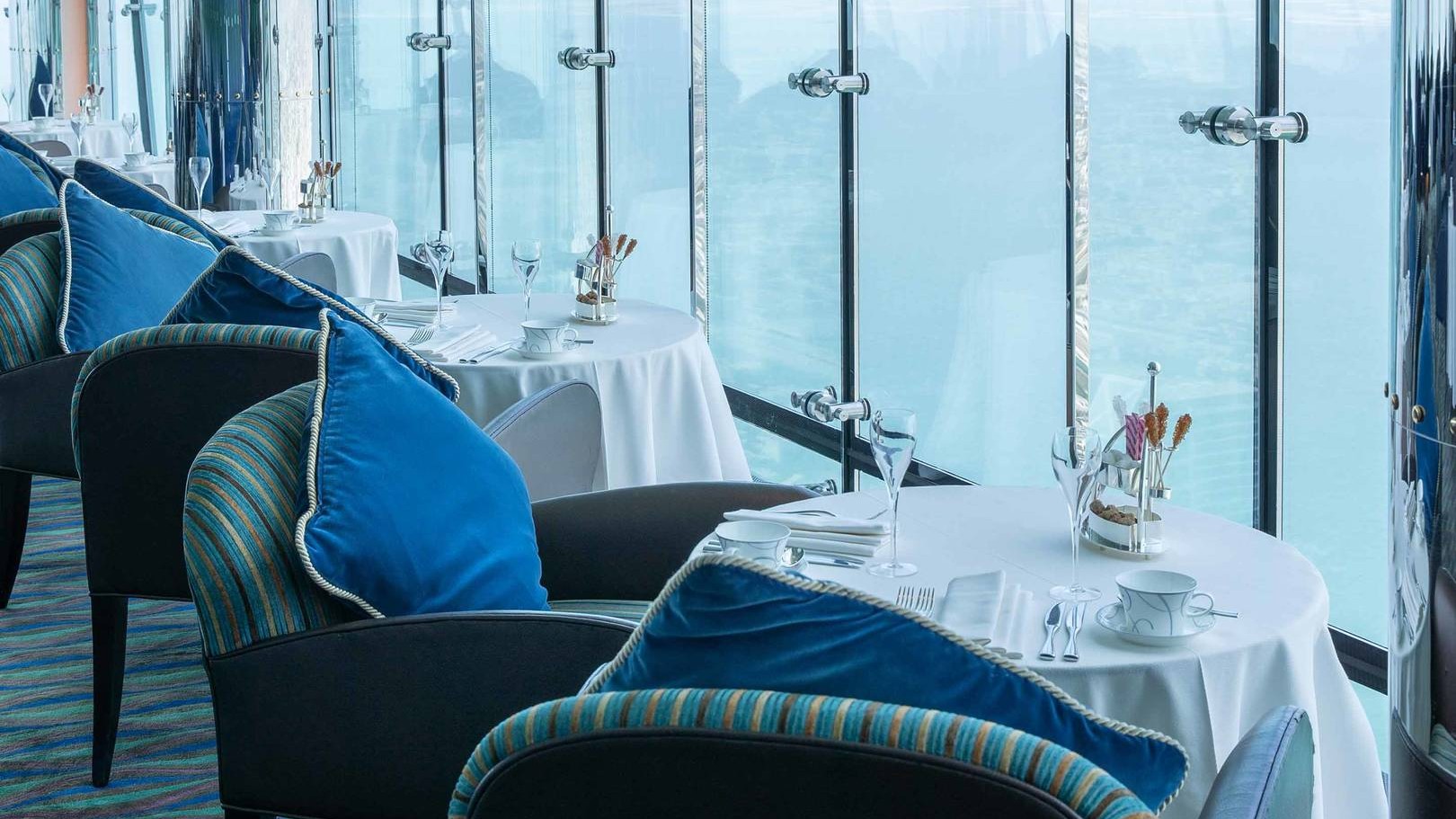 Burj Al Arab Skyview Bar's tables