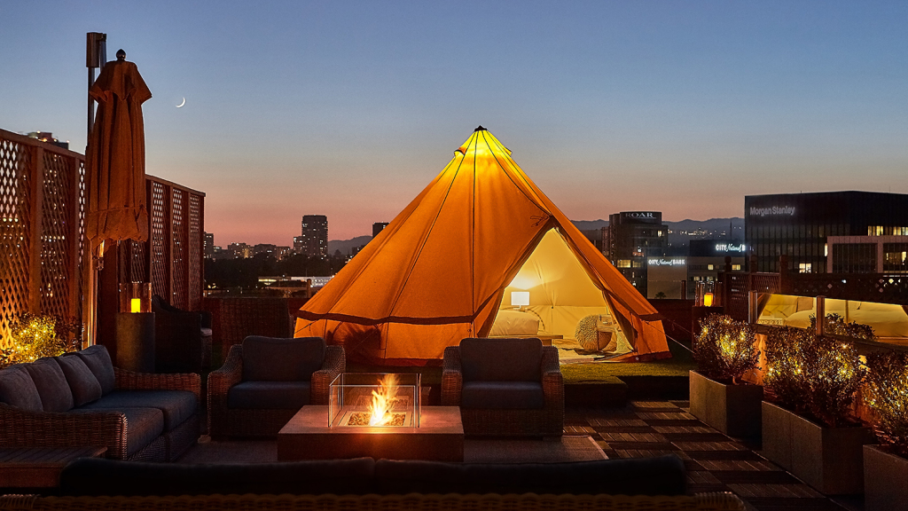 The Ultimate Glamping Experience Overlooking The Hollywood Hills image