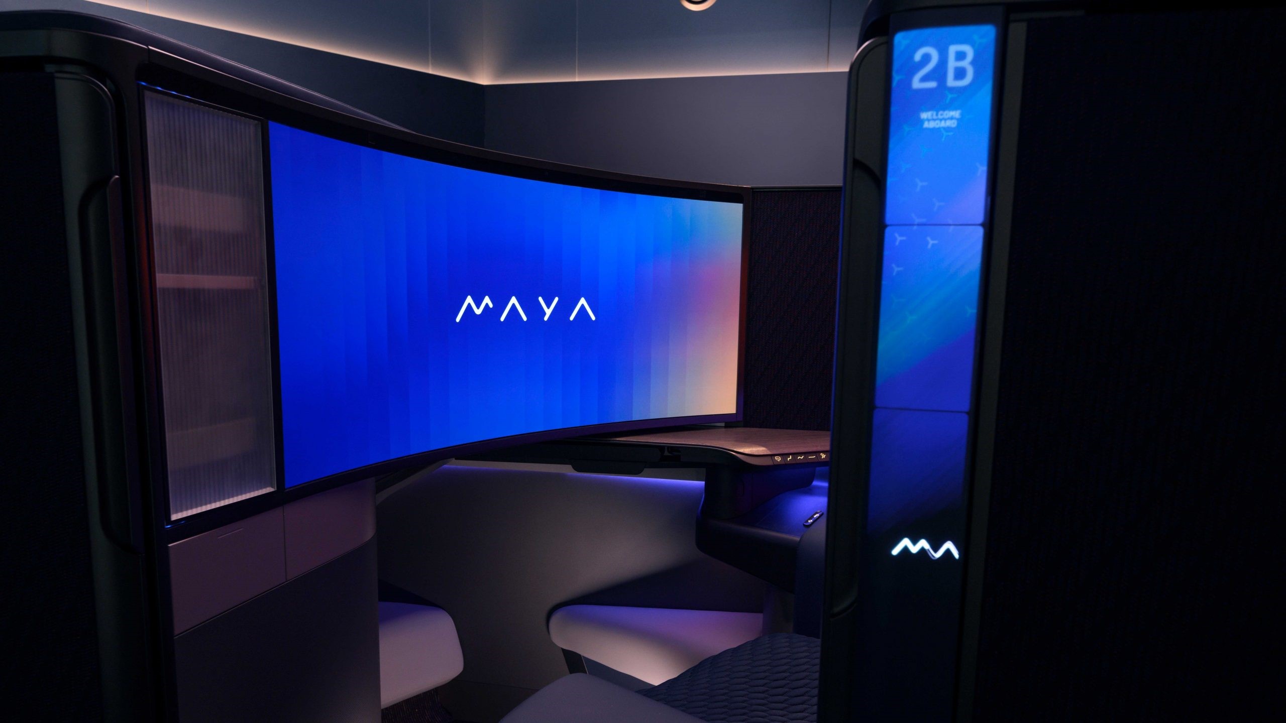 IMAX - 45" curved screens - the future in Business Class? image