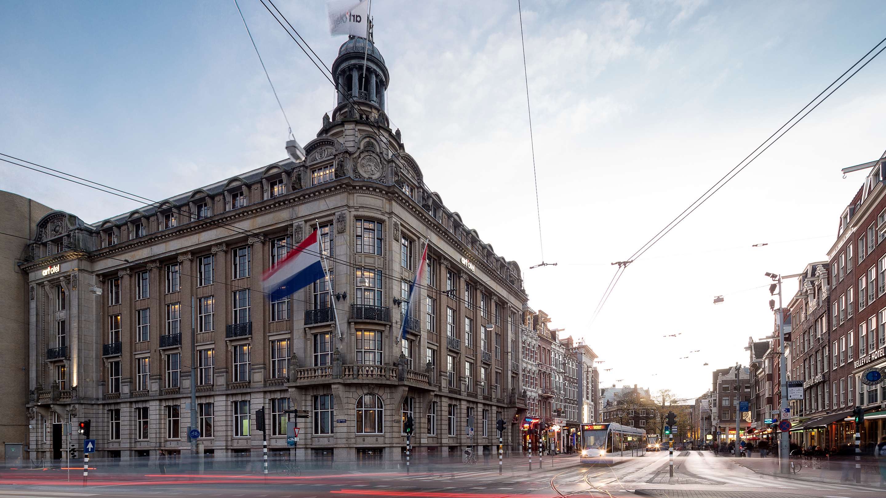 Art'Otel Amsterdam seen from the street