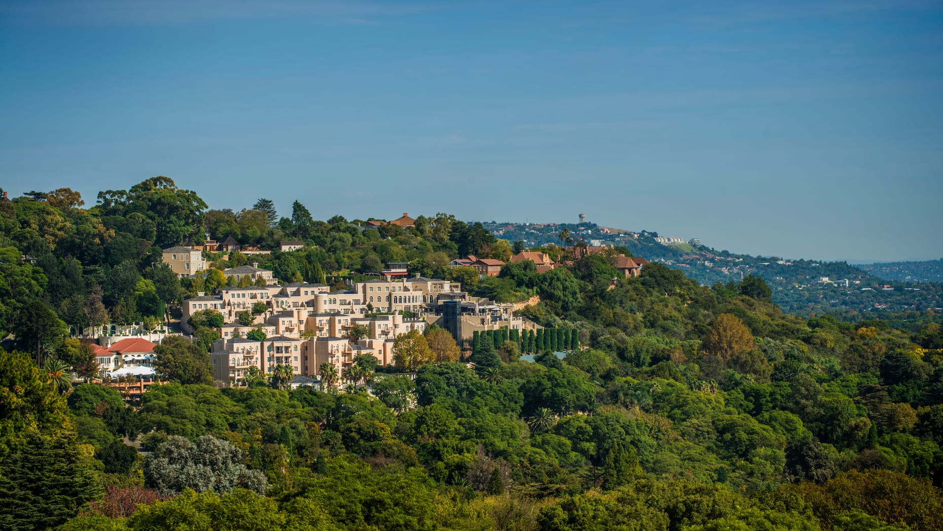 Four seasons hotel the westcliff seen from the sky