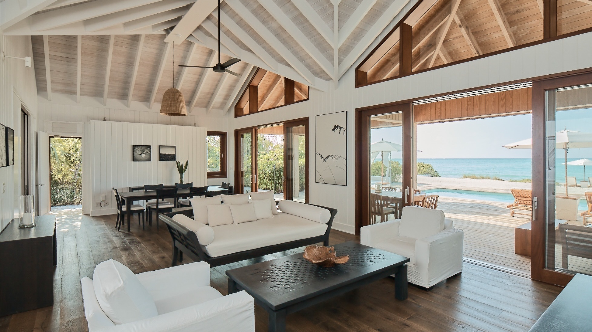 a room at The COMO Parrot Cay with a private swimming pool