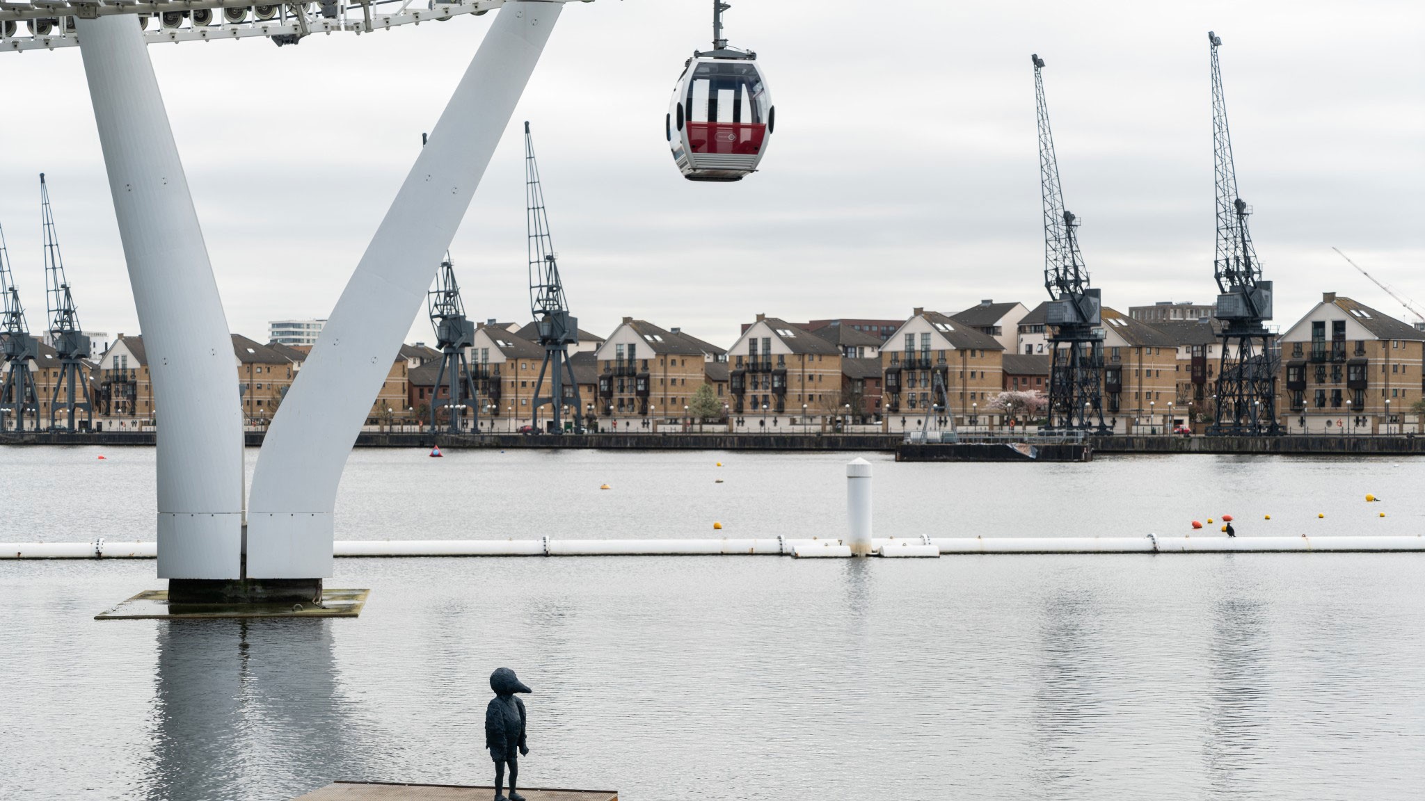 the sea under The Line