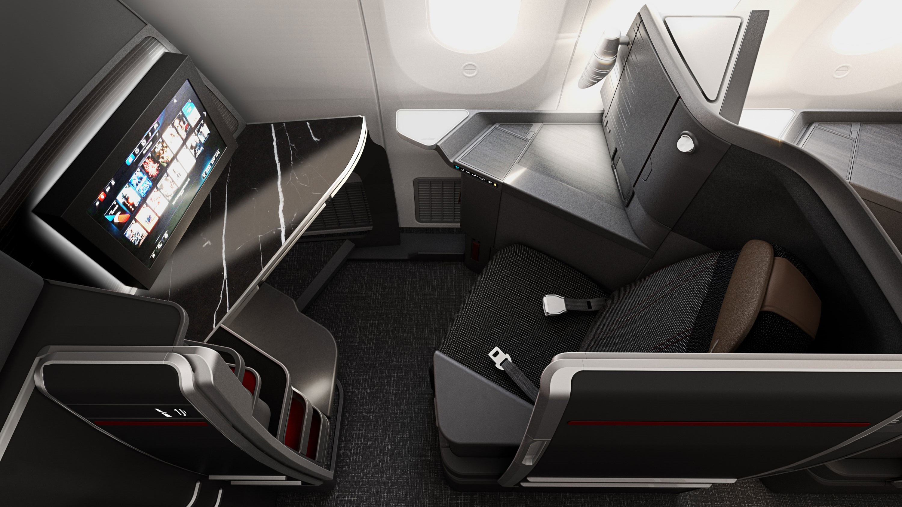 American Airlines - new premium seats, dining and amenities image
