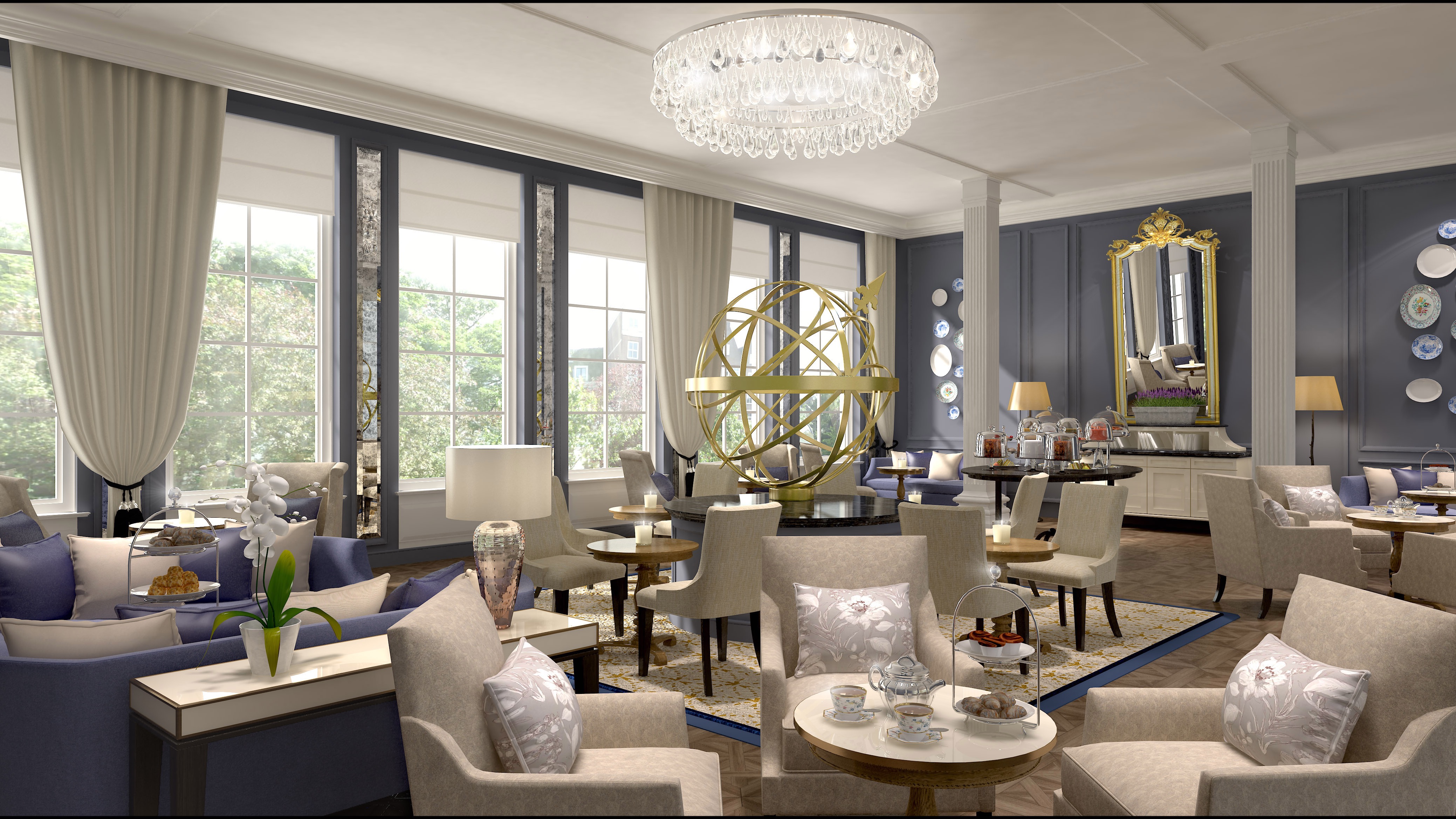 lounge & cafe at waldorf astoria amsterdam