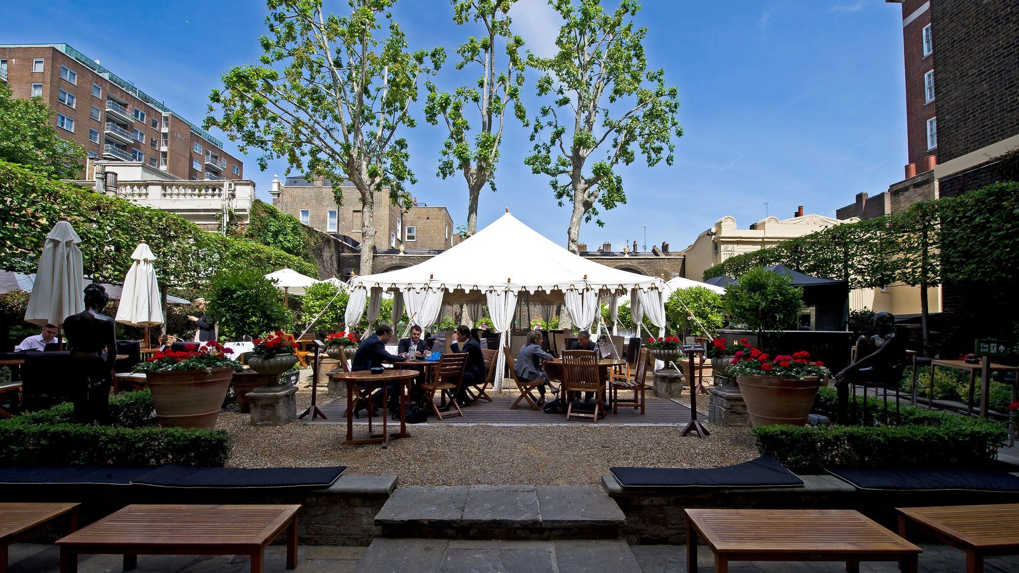 people having lunch at Home House