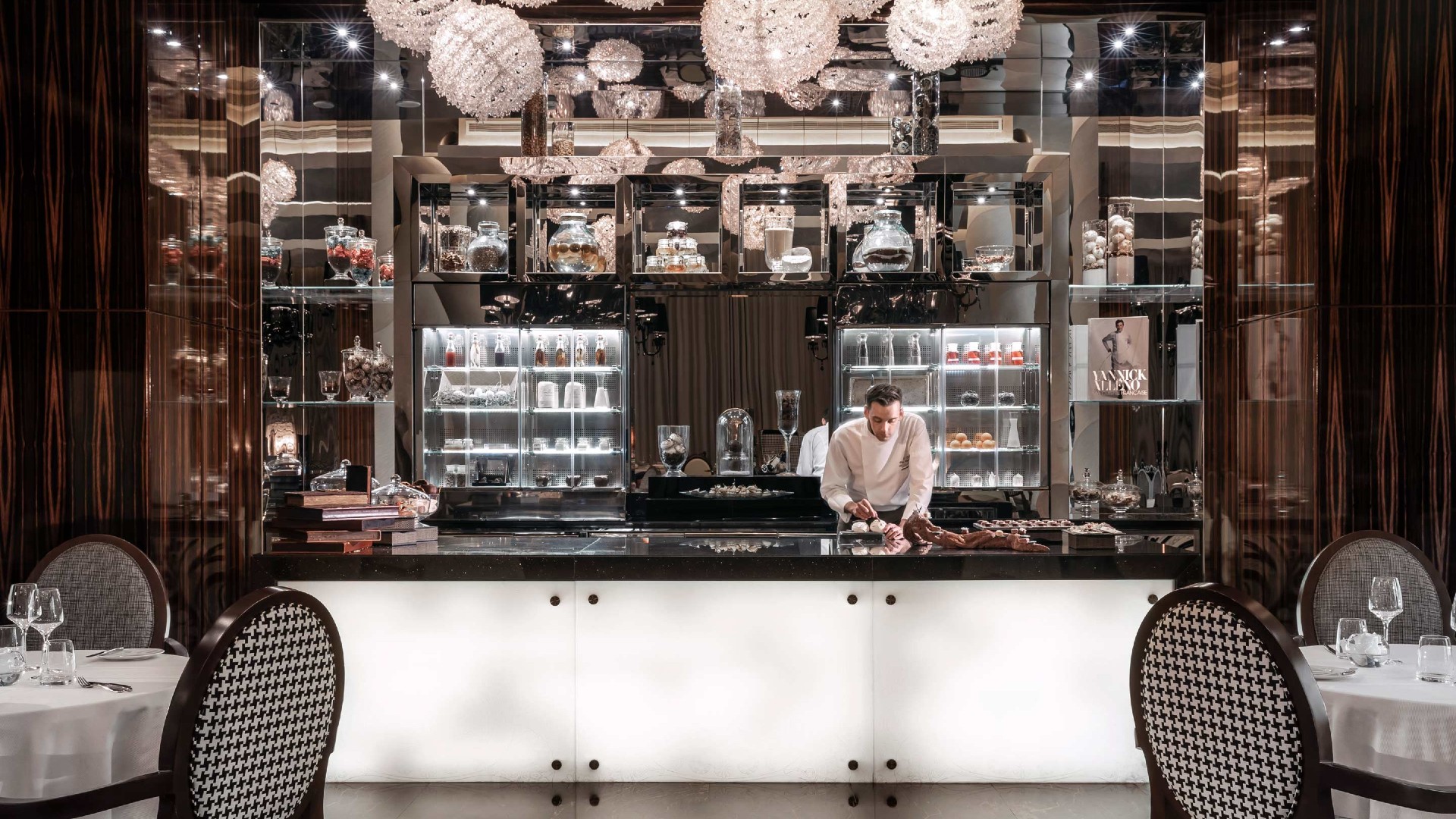 chef prepping food at STAY by Yannick Alléno dubai
