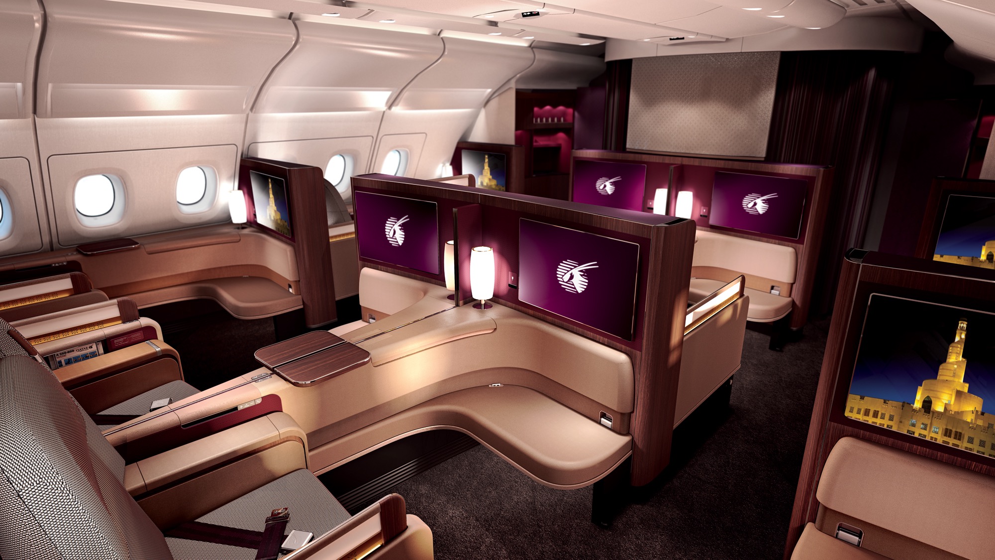 Airline review Cabin & Seat - Qatar Airways - 0