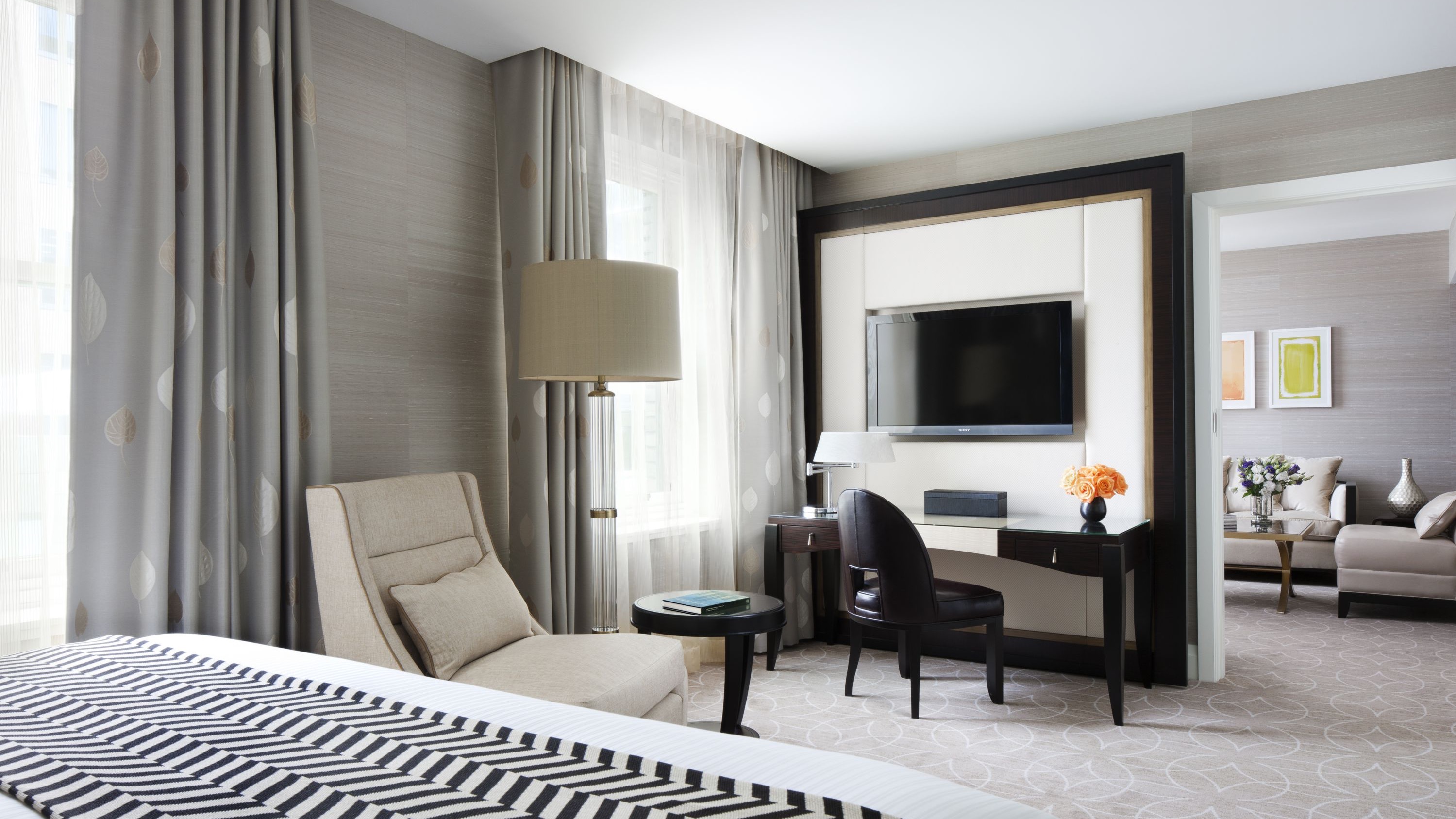 Bedroom at rosewood hotel georgia