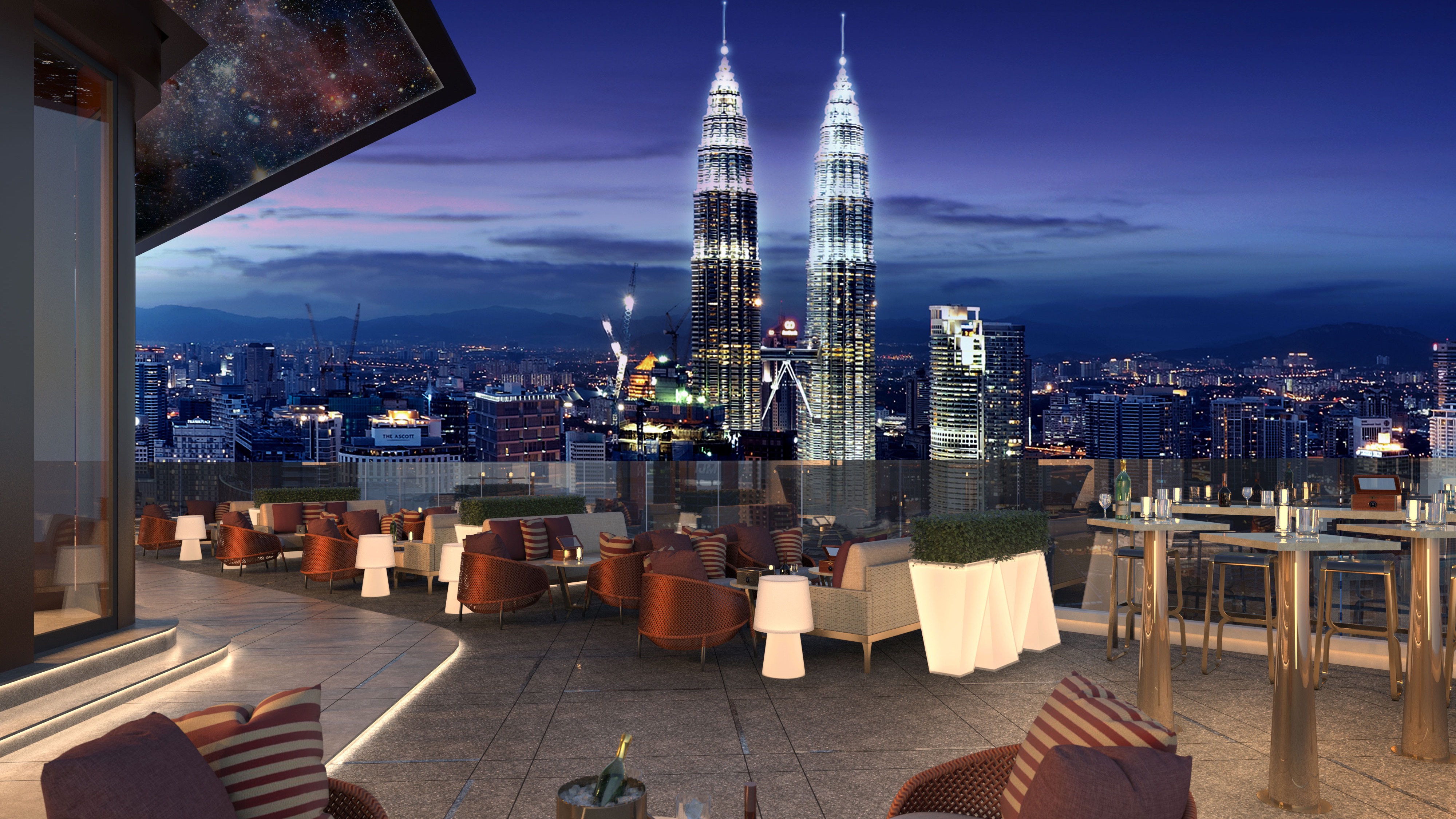 terrace at Banyan Tree, Kuala Lumpur