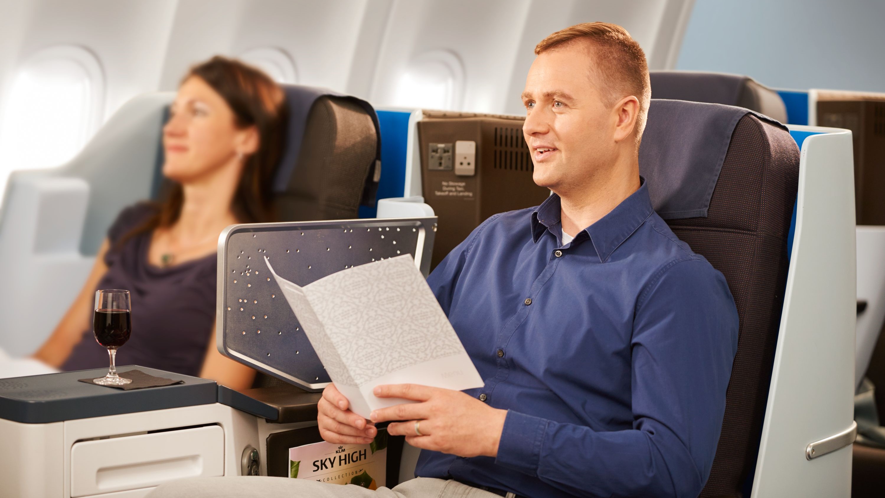 Airline review Beverages - KLM - 1