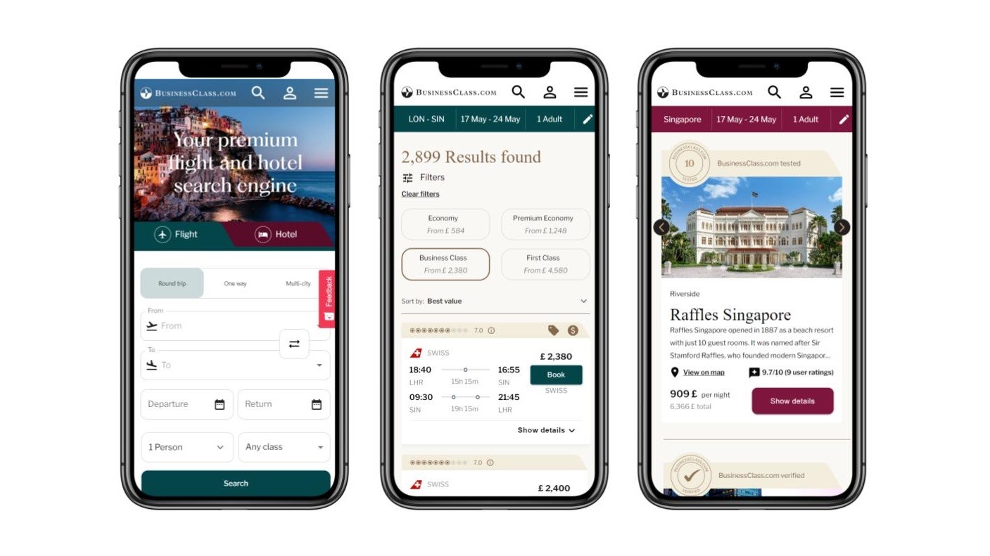 BusinessClass.com Celebrates with Website Refresh image